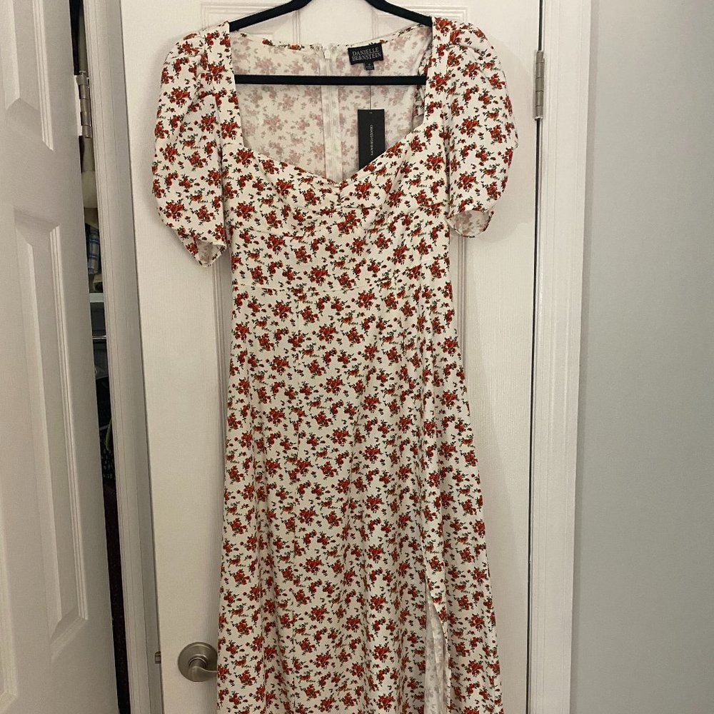 Danielle Bernstein x Macy's White Floral Dress